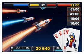 Rocket Race von OnlyPlay - Online Spielautomat mit 96.8% RTP bei BillionaireSpin Casino