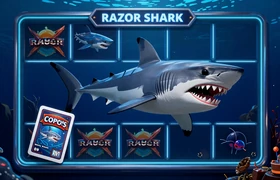 Razor Shark von Push Gaming - Online Spielautomat mit 96.7% RTP bei BillionaireSpin Casino
